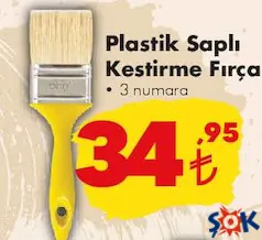 İZMİR FIRÇA PLASTİK SAPLI KESTİRME FIRÇA 3 NUMARA İZMİR FIRÇA PLASTİK SAPLI KESTİRME FIRÇA 3 NUMARA